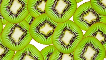 kiwi slices background, kiwi pattern background
