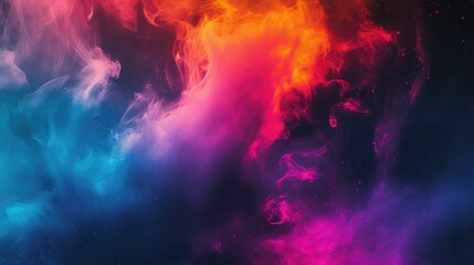 Colorful smoke abstract background AIG51A.