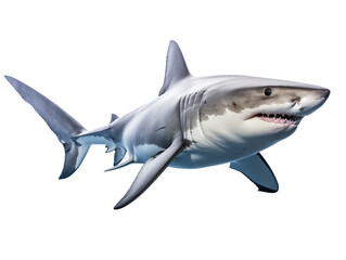 a shark swimming in the water