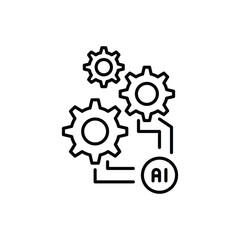 Obraz premium Setting vector icon