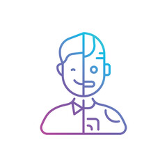 Humanoid  vector icon