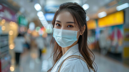 Healthcare promotion; vaccine awareness; pharmacy banner.generative ai