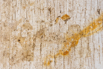 The texture of an old wooden surface covered with white paint