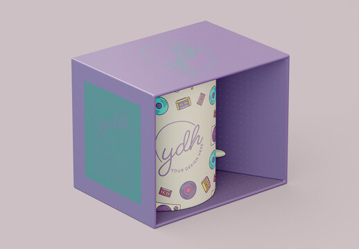 Mug Box Mockup