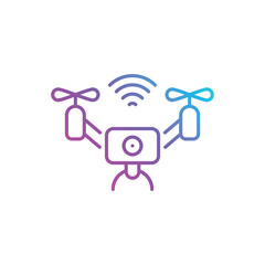 Drone  vector icon