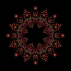 mandala art for design vintage decoration,book cover,motif,Ethnic design,ornament,background