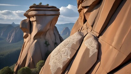 Majestic-Rock-Formation-With-Intricate-Patterns-G- 2
