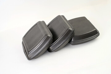 Take Out Food Box or Styrofoam Container. Disposable lunch box food container