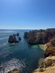 Landschaft in Lagos Protugal