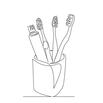 recommend clip art: toothpaste and toothbrushes