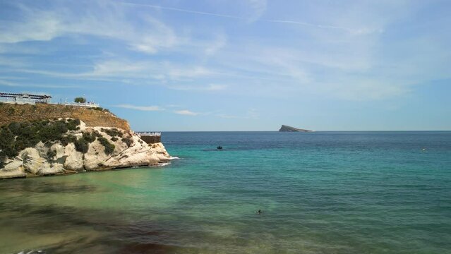 Panoramic View Of The Beaches Of Benidorm