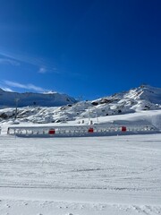 Verschneite Gletscherwelt