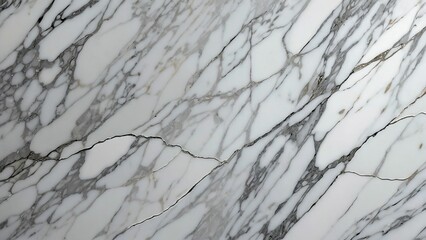 Elegant white marble texture with grey veins for design