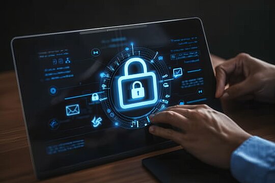 Secure digital gateway operations with advanced router encryption on server hubs, enhancing privacy and online protection through robust security measures.
