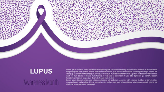 May is Lupus awareness month, vector illustration