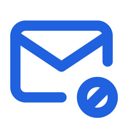 blue mail icon