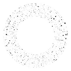 Circle halftone dotted background