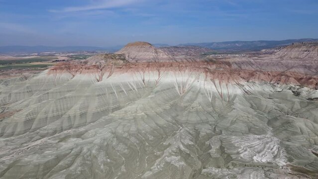 Fascinating geological formations of the earth. Patterns of nature, geographical shapes, impressive natural formations. Natural shapes made of sand, soil and rocks, unique natural wonders.