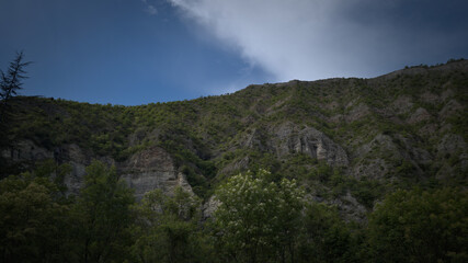 Naklejka premium Anfiteatro di roccia nelle Marche in Italia