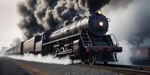 A smoke locomotive
