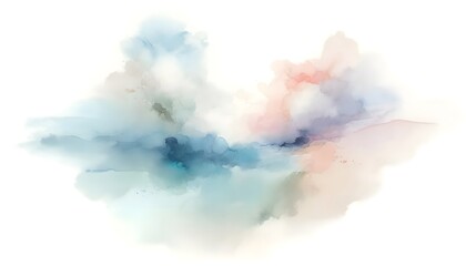 A tranquil watercolor abstract with soft washes and subtle hues. abstract background