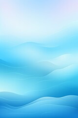An abstract painting of gentle rolling ocean waves in shades of blue and white.