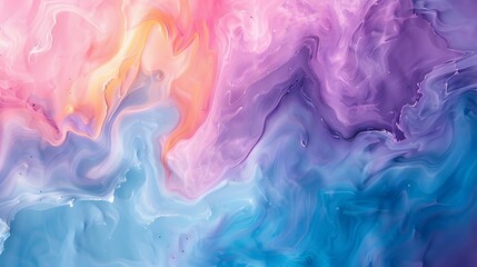 A colorful abstract background with swirls of blue, green, yellow, pink, and orange.