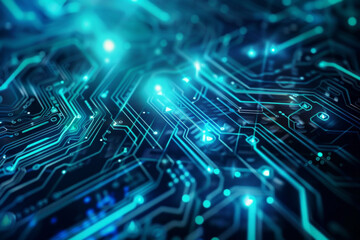 Vibrant technology background with cool, glowing lines