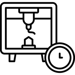 Printing Time Icon