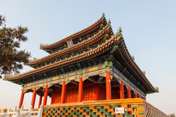 An ancient Buddhist temple in the capital of China, Beijing