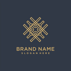 X letter logo abstract for modern company