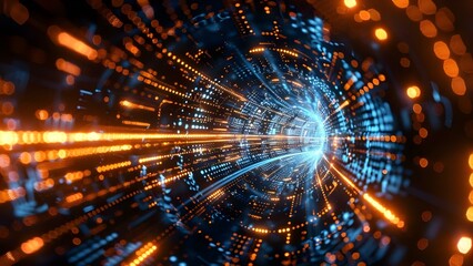Obraz premium Quantum Technology: Harnessing Superconducting Qubits and Circuitry for Advanced Data Processing. Concept Quantum Technology, Superconducting Qubits, Advanced Data Processing, Quantum Circuitry