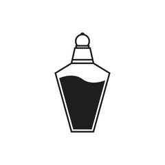perfume bottle icon logo