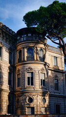 Fontana dell'Acqua Paola at Gianicolo hill in Rome, Italy