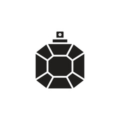 Fototapeta premium perfume bottle icon logo