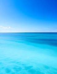 Obraz premium blue sea and blue sky
