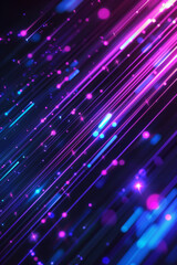 Obraz premium Vibrant technology background with cool, glowing lines