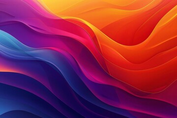 Obraz premium a close up of a colorful wallpaper with a wave pattern