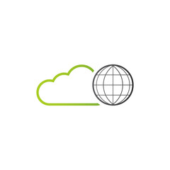 Cloud computing icon