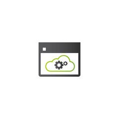 Cloud computing icon