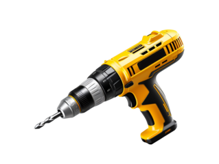 Electrical Screwdriver isolated on transparent background