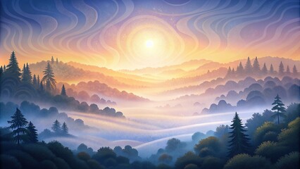 Colorful nature background