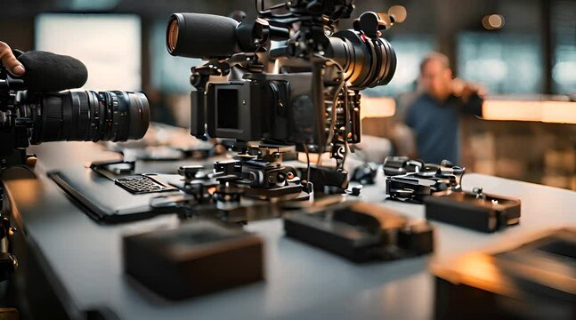 Camera of movie and video production.