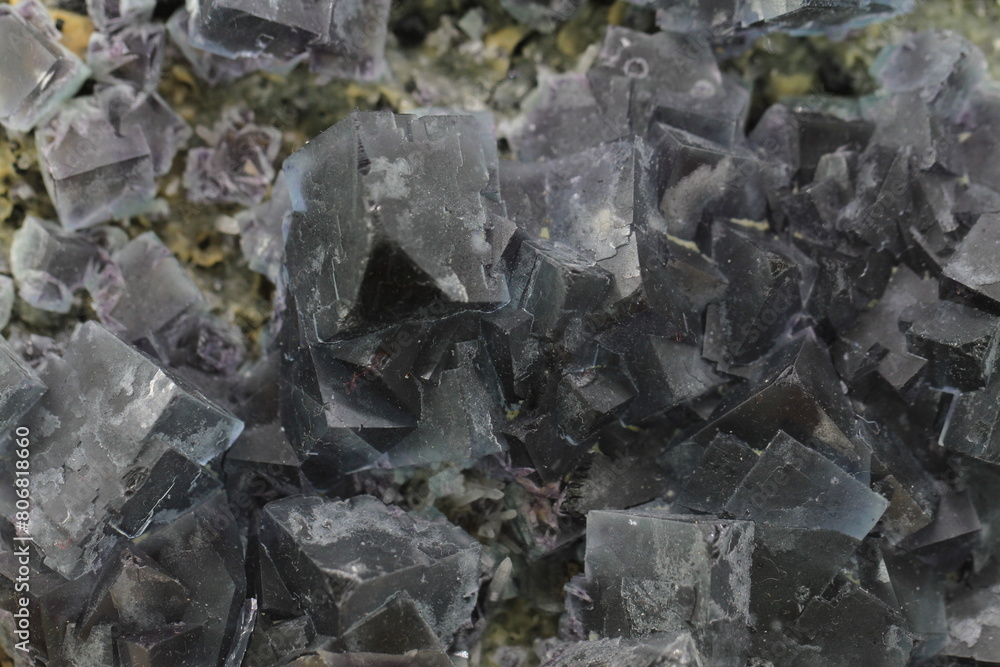 Poster fluorite mineral texture