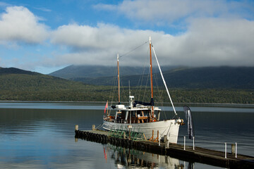 Ketch located on Lake Te Anau