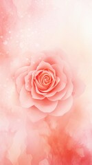 Rose watercolor and white gradient abstract winter background light cold copy space design blank greeting form blank copyspace for design text photo 