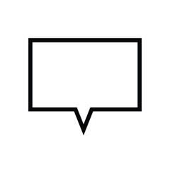 speech bubble talk images rectangle form