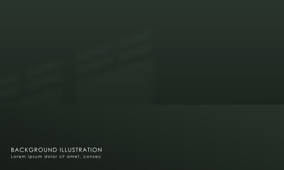 Naklejka premium Abstract dark green background with shadow. Vector illustration for your design for photo product eps 10