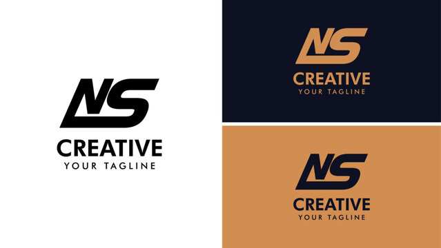 ns logo,ns lettermark,ns minimlist logo,ns logo,sports logo, buissness logo,
