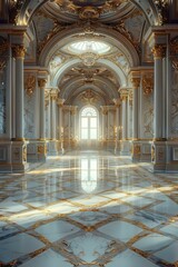 Obraz premium Elegant European style hall